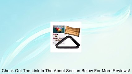 Billiard Pool Ball Rack & BCA Play Book and Talc Bag Review