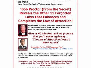 The 11 Forgotten Laws Free Teleseminar