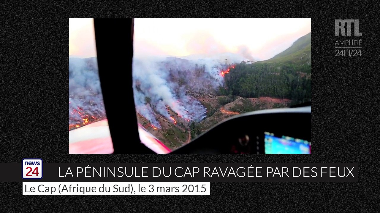 Afrique du Sud : la région du Cap ravagée par des feux de brousse