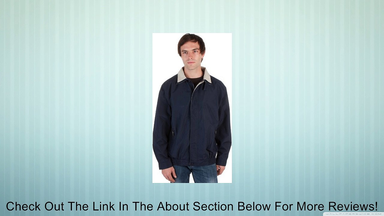 Adult Mens Two-Tone Water-Resistant Golf / Windbreaker Jacket ( 2 Colors ) Review