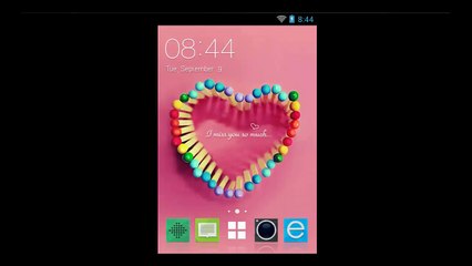 Sweet Love - Nice Android Smartphone Theme