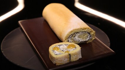 Biscuit roulé extra-moelleux au pavot, confit de citron jaune par Philippe Conticini (#DPDC)