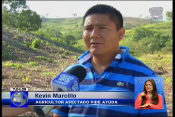 Sequía y lluvias en cantones de la provincia de Manabí