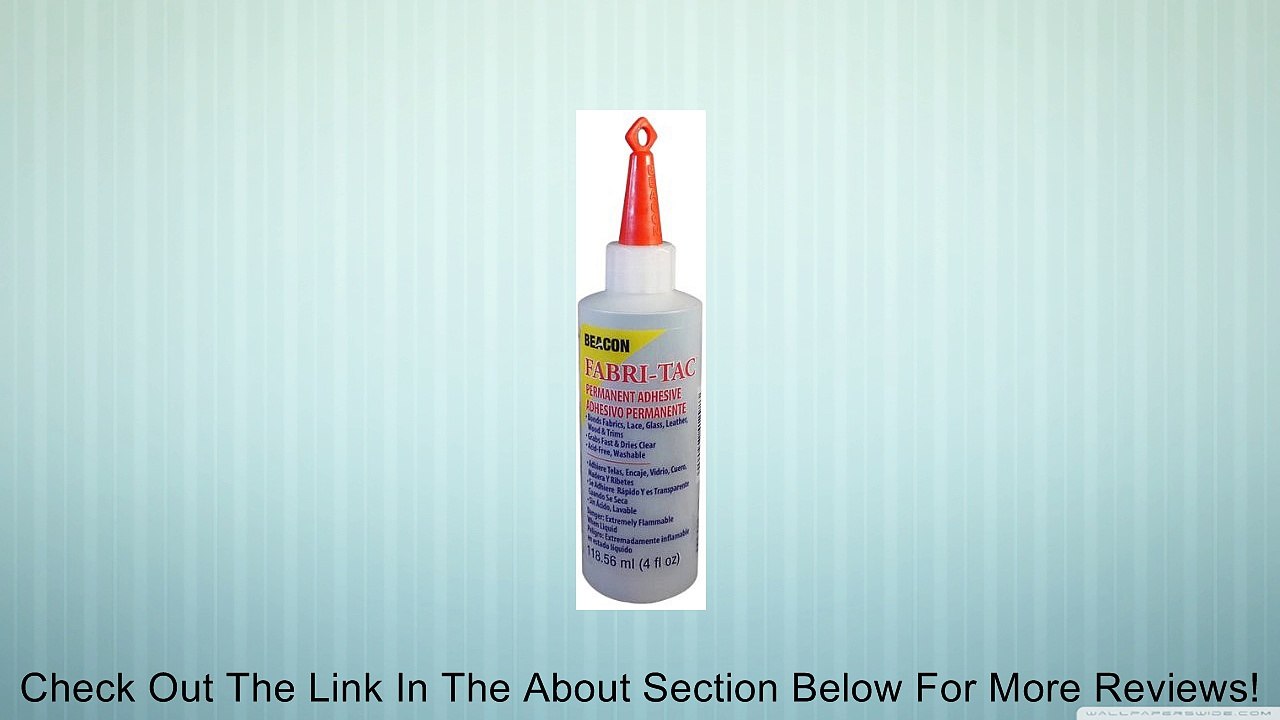 Beacon FabriTac Permanent Adhesive, 4Ounce Review video Dailymotion