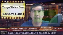 LA Clippers vs. Portland Trailblazers Free Pick Prediction NBA Pro Basketball Odds Preview 3-4-2015