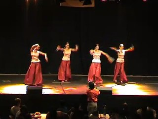Indian Girls Dancing in University Festival