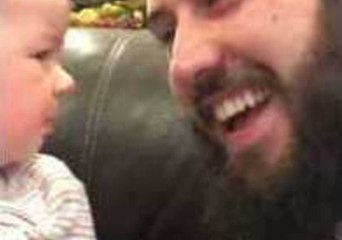 Baby Hears Helium Voice for the First Time