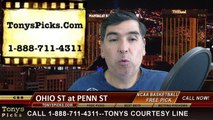 Penn St Nittany Lions vs. Ohio St Buckeyes Free Pick Prediction NCAA College Basketball Odds Preview 3-4-2015