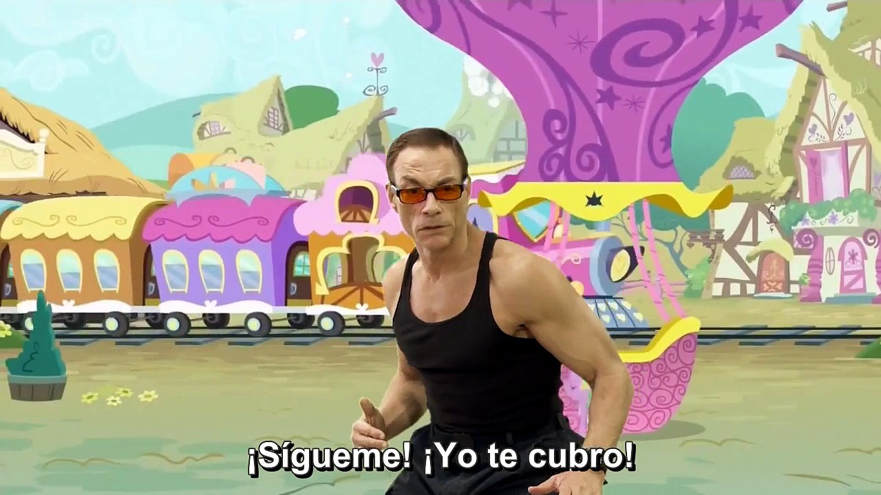 Jean-Claude Van Damme meets My Little Pony [subtítulos en español]