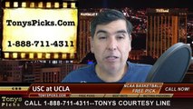 UCLA Bruins vs. USC Trojans Free Pick Prediction NCAA College Basketball Odds Preview 3-4-2015