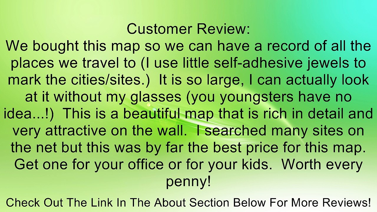 World Executive [Laminated] (National Geographic Reference Map) Review