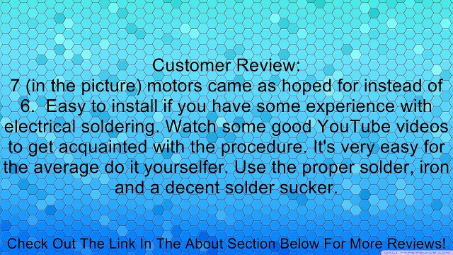Partsam 6X GM 03 06 X27 168 Replaces XC5.168 X25.168 Stepper Motors Gauge + 10 Bulbs Review