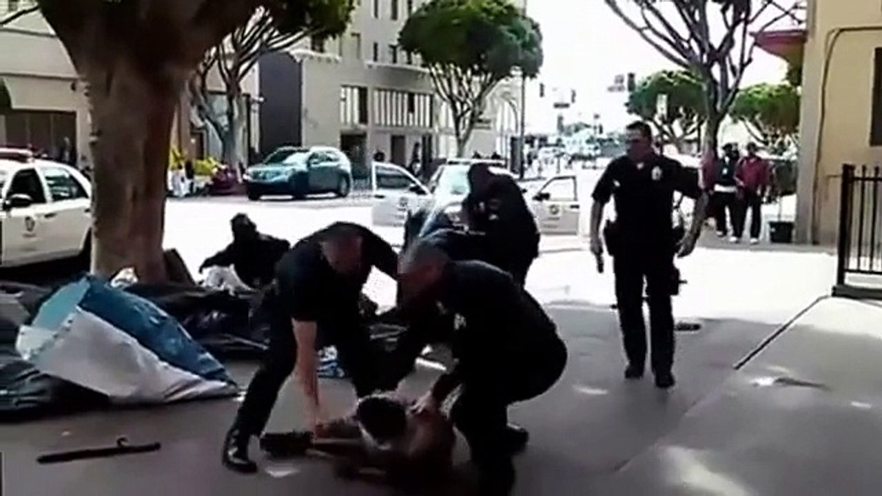 USA - Un homme SDF tué par la police à Los Angeles
