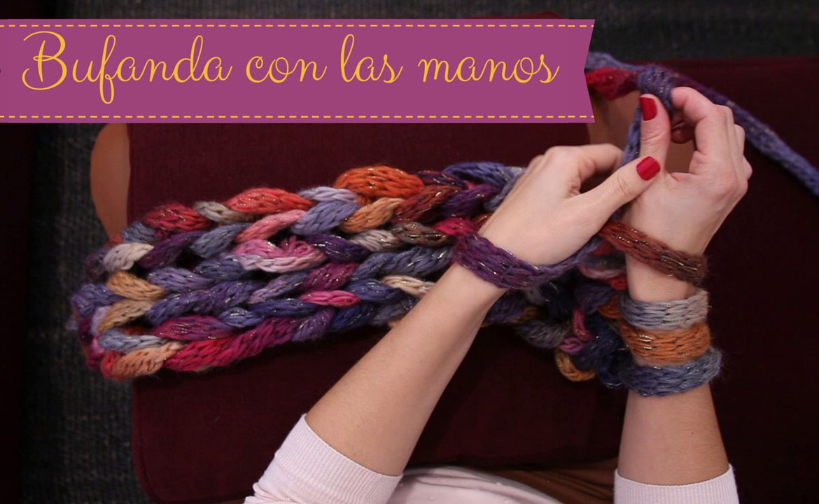 DIY: Cómo hacer una bufanda o un cuello con las manos | María G. Lomas