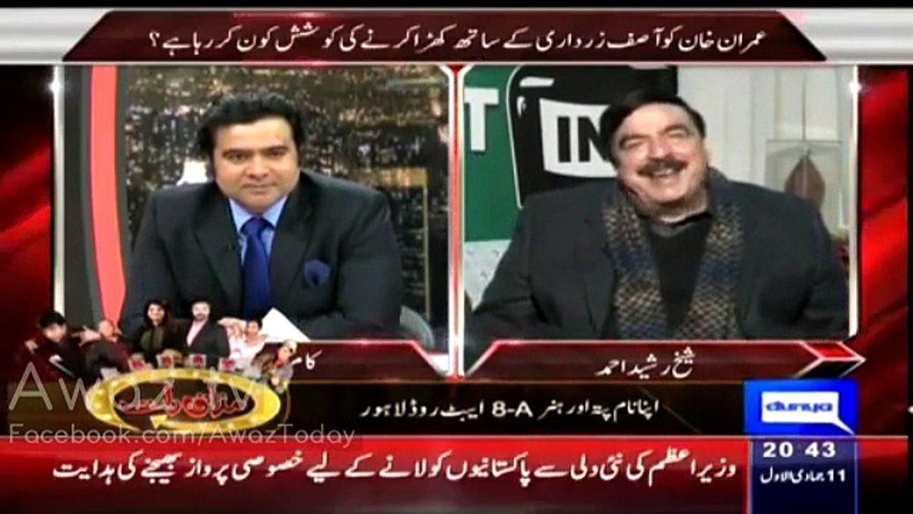 Sheikh Rasheed Telling one of his Interesting Moment from Indo-Pak Match in India