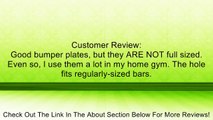 Body-Solid Black Rubber Grip Olympic Plates - 5 lb pair Review