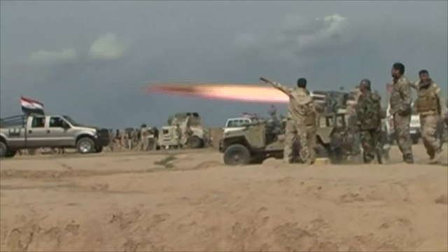 القوات العراقية و الحشد تواصل تقدمها باتجاه تكريت