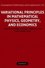 Download Variational Principles in Mathematical Physics Geometry and Economics ebook {PDF} {EPUB}