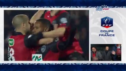 L'énorme coup franc de Claudio Beauvue face à Concarneau CDF