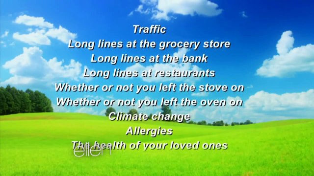 Happy Stress Awareness Month 'TheEllenShow'