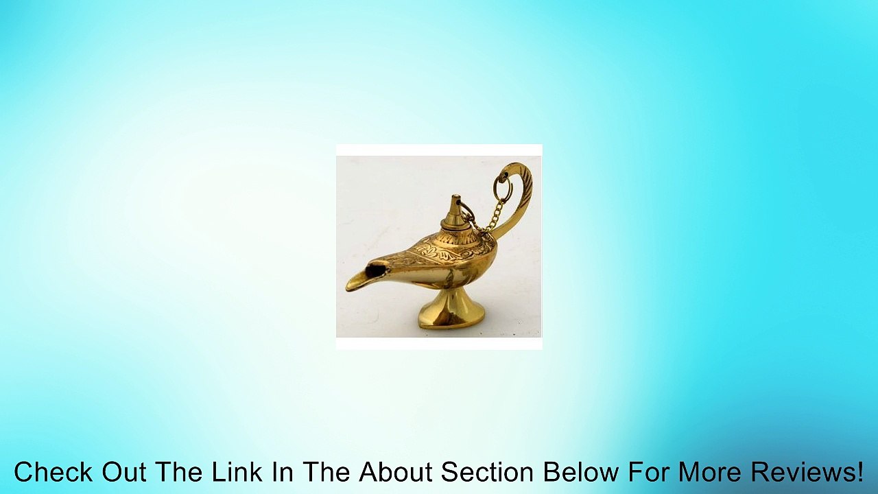 5" Brass Aladdin Genie Lamps: Incense Burners Review