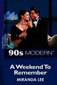 Download A Weekend To Remember Mills  Boon Vintage 90s Modern ebook {PDF} {EPUB}