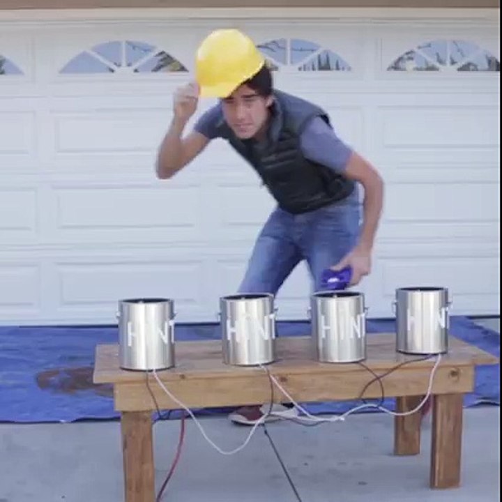 Painting a hint on the wall for a new phone. HintingSeason ad