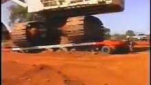 Front of Prime mover pulled off during bog recovery
