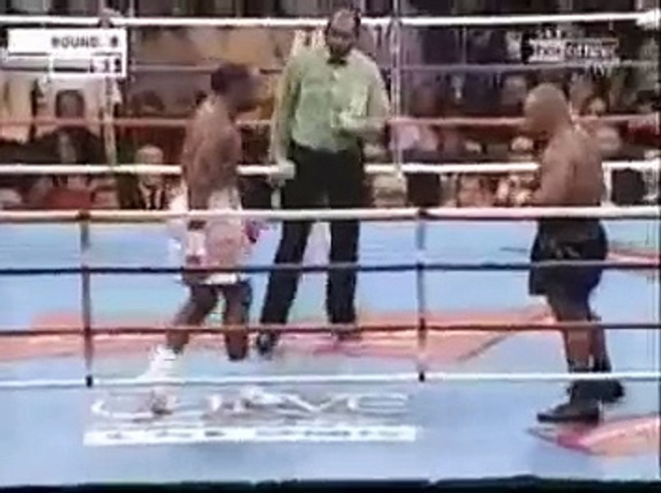 Tyson vs. Lewis knock out punch