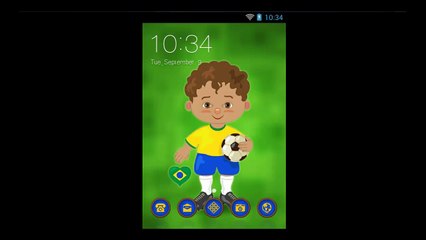 Brazilian Boy Theme With Cool Design For Android Device