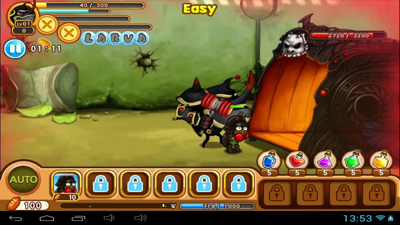 Larva Heroes : Episode2 - Android gameplay PlayRawNow