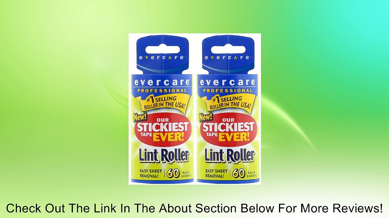 Evercare Professional Lint Pic-Up Roller, Refill Sheets, 60 ct-2 pack Review