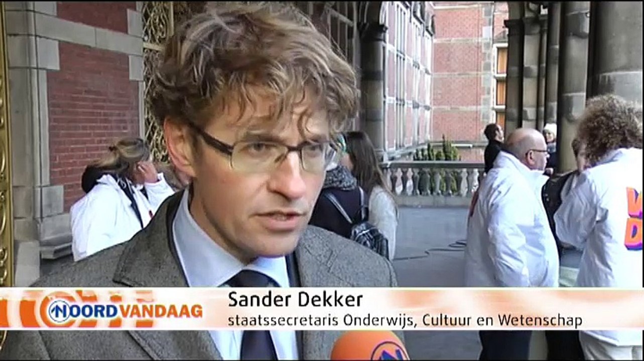 Dekker: We hebben de komende jaren bijna een miljard extra om te investeren in het hoger onderwijs - RTV Noord