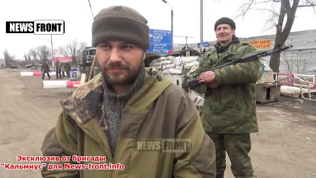 Ополченцы ДНР ЛНР экскурсия по разбитым блокпостам