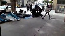 la police de Los Angeles tue un sdf français