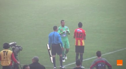 بن شريفية يغادر مرماه و يسلم شارة القيادة للدراجي و الجمهور يستقبله على طريقته