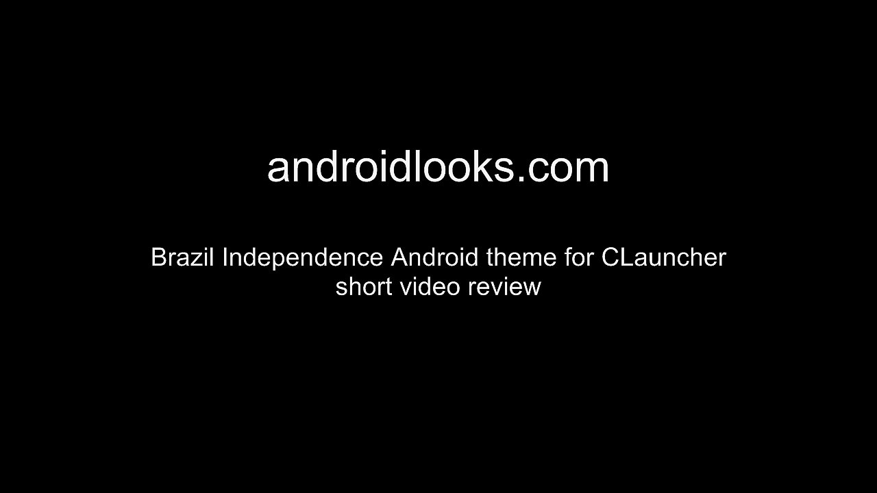 Brazil Independence Theme With Nice Icon pack For Android OS
