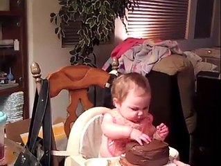 First Birthday Cake - Funny Baby