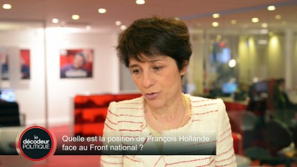 "François Hollande tente de faire de Marine Le Pen sa rivale pour 2017"
