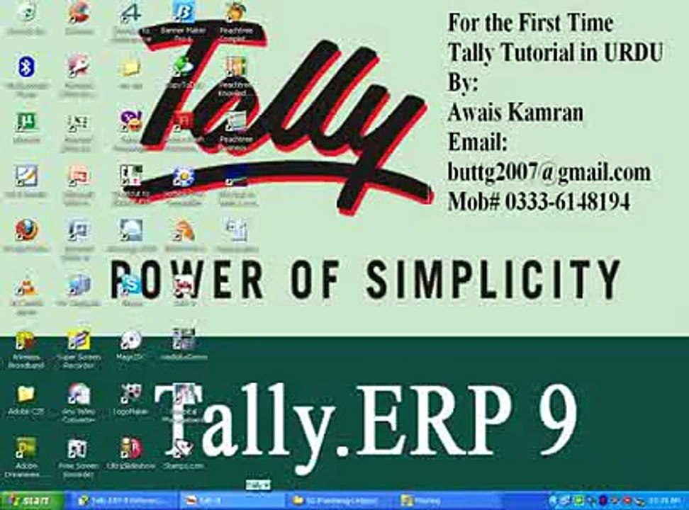 Tally Tutorials in Urdu Lesson 10