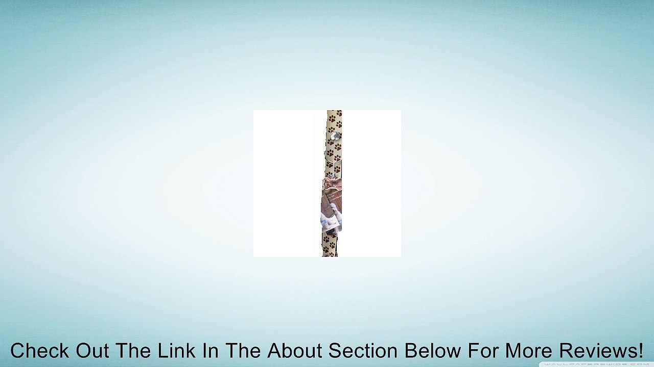 PoochieBells "Mudslide Paw Prints" Dog Potty Training Doorbell Tool - Effective, Safe and Decorative! This design is from the classic line of Poochie-Bells. Review