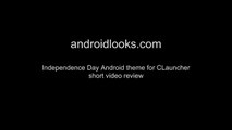 Independence Day - Free Theme With Custom Icons For Android Smartphone
