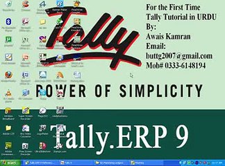 Tally Tutorials in Urdu Lesson 09