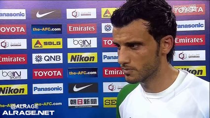 الأهلي × ناساف الأوزبكي | كأس آسيا | لقاء عمر السومة - صالح العمري | 15-3-4