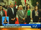 Vicepresidente Jorge Glas cumple agenda en Loja