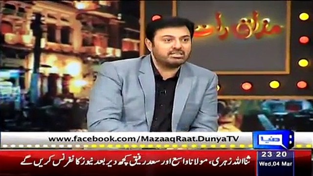 Mazaq raat – 4th March 2015 on Dunya News Comedy Show