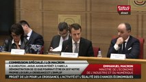 Audition d'Emmanuel Macron sur le projet de loi pour la croissance - Audition