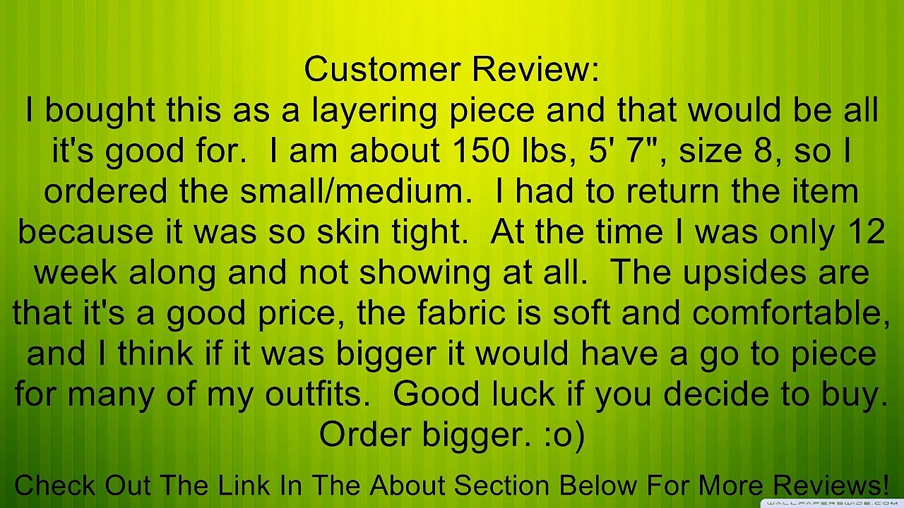 Motherhood Seamless Maternity Cami Review