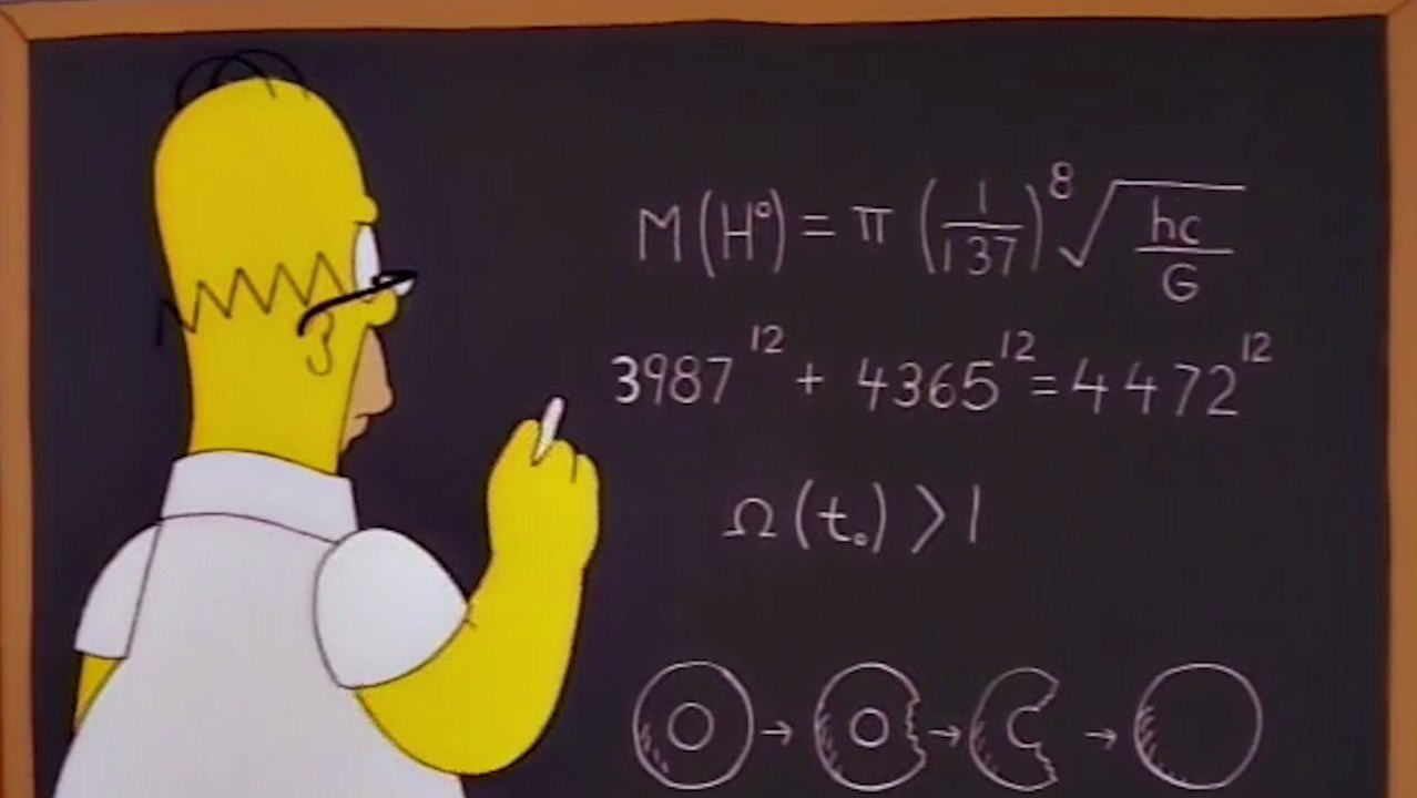 Homer Simpson Figured Out The 'God Particle' Way Before Actual Scientists
