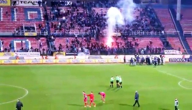 Οι πανηγυρισμοί για την πρόκριση του Ηρακλή